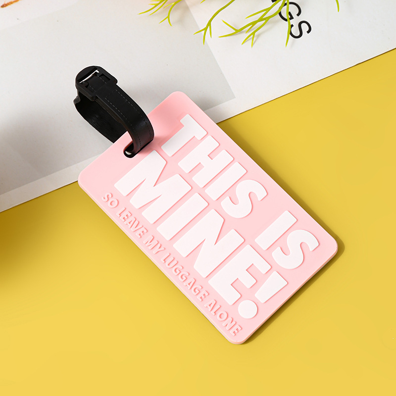 Soft Rubber Luggage Tags With Airplane Design Bag Accessories_voghion.com
