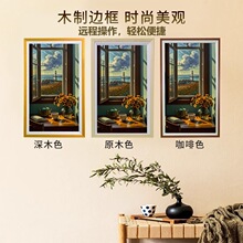 画框广告机电子相框显示器横屏超薄壁挂广告机智能大屏液晶一体机
