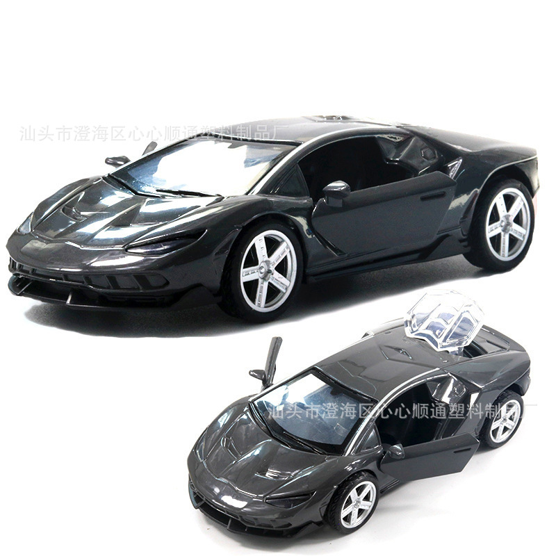 Return fuerza a granel aleación modelo de coche puerta abierta coche de juguete para niños niño decoración de pastel al por mayor