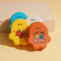 Новая коробка для контактных линз Keda, двойная коробка для контактных линз, портативная коробка с милым кошачьим когтем и зеркалом