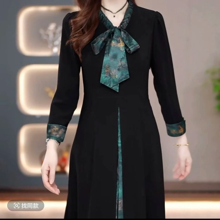 Trendy Two-Piece Dress for Dropshipping, 2025 Autumn New Fashion Waist-Slimming Dress Trendy Two-Piece Dress for Dropshipping, 2025 Autumn New Fashion Waist-Slimming Dress