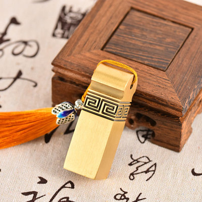 瑤石新款黃銅姓名印章姓做書法教師用個性簽名定刻蓋章