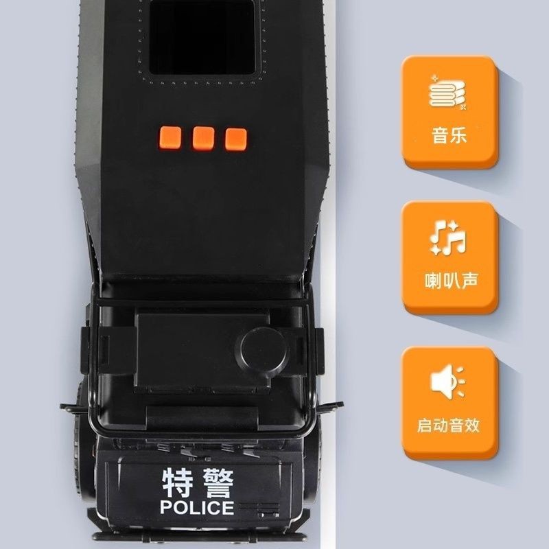 Gran Unimok coche de policía coche de juguete niño simulación 110 coche de policía vehículo todoterreno modelo de coche camión de bomberos