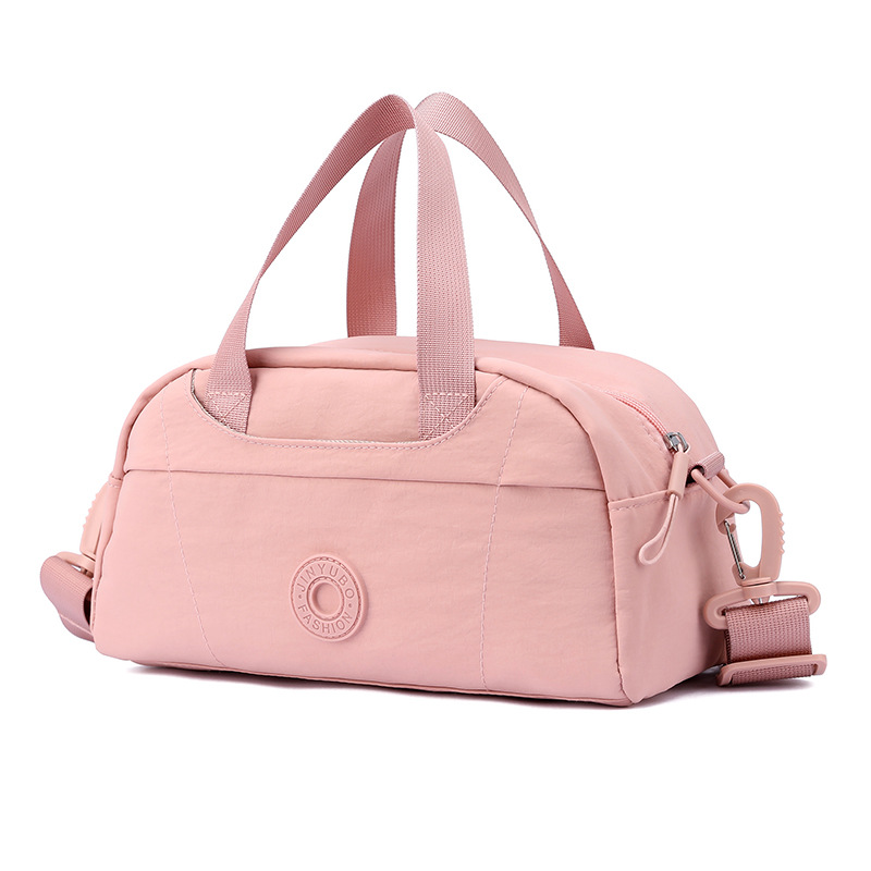 New minimalist commuter shoulder bag for women, lightweight, large capacity, handheld, crossbody, fashionable, versatile, solid color travel bag