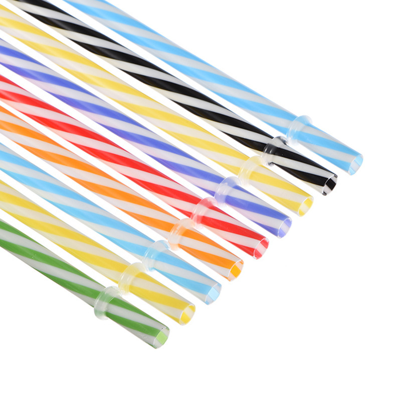 Inventario de tubería dura repetible con anillo de paja transfronteriza venta caliente 12 roscas de color de paja dura resistente al desprendimiento de plástico PP