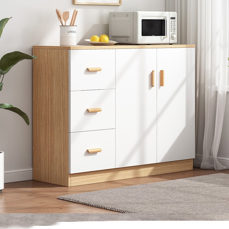 Mueble lateral, armario moderno simple, armario de cocina para el hogar, armario de almacenamiento, sala de estar, armario de té, armario de almacenamiento, sala de estar contra la pared