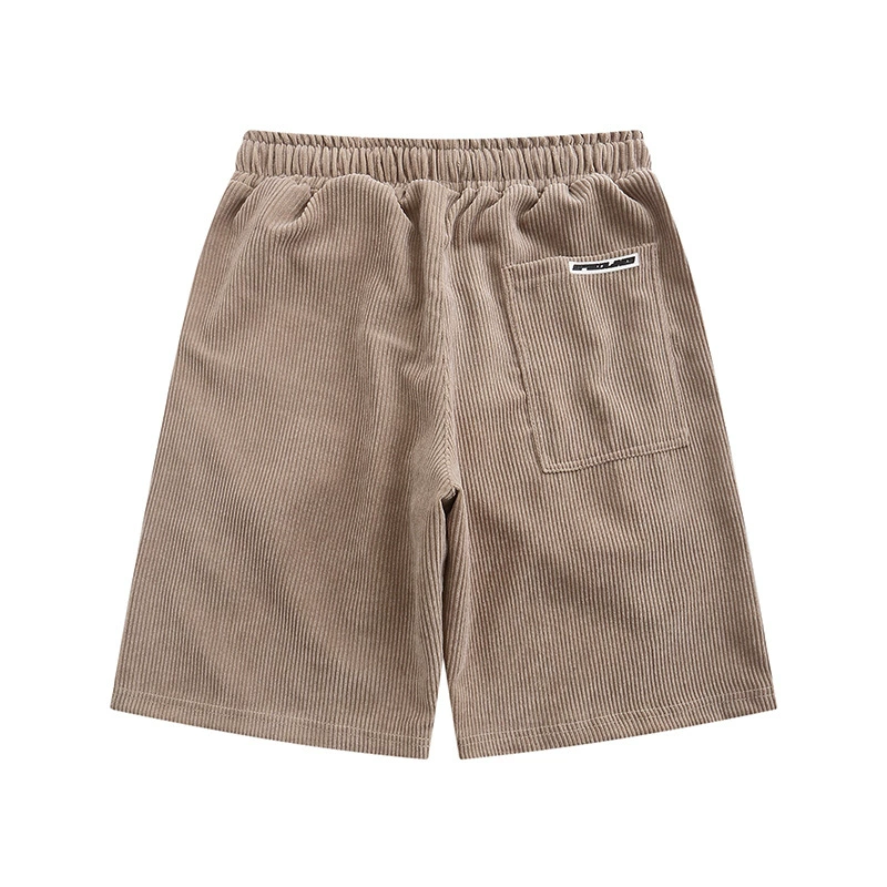 Retro corduroy shorts for men and women, trousers, Aliexpress, oversize