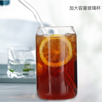 Manufacturer High-Quality Transparent Aluminum-Can Style Coke Cups Coffee Cups Home Use Instagram-Inspired Beverage Cups Juice Cups