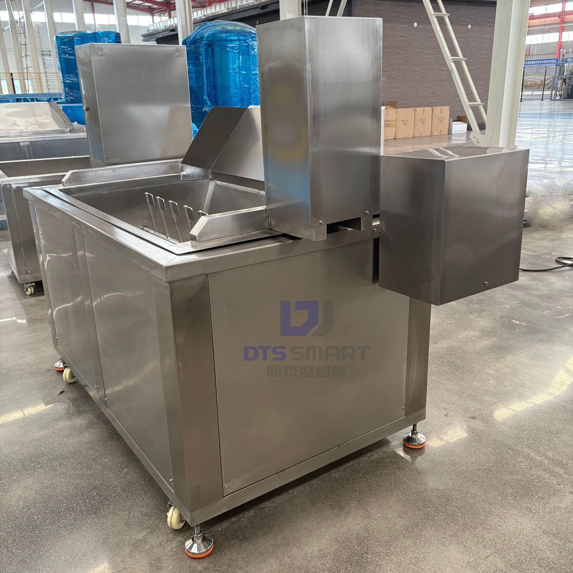 Piezas de pollo frito una sola máquina pellet freidora freidora espalda freidora equipo de freida automática freidora universal
