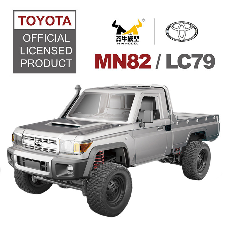 Mangniu MN82PRO Full-scale Simulation Toyota LC79 Remote Control Model Four-wheel Drive Off-road Climbing Car