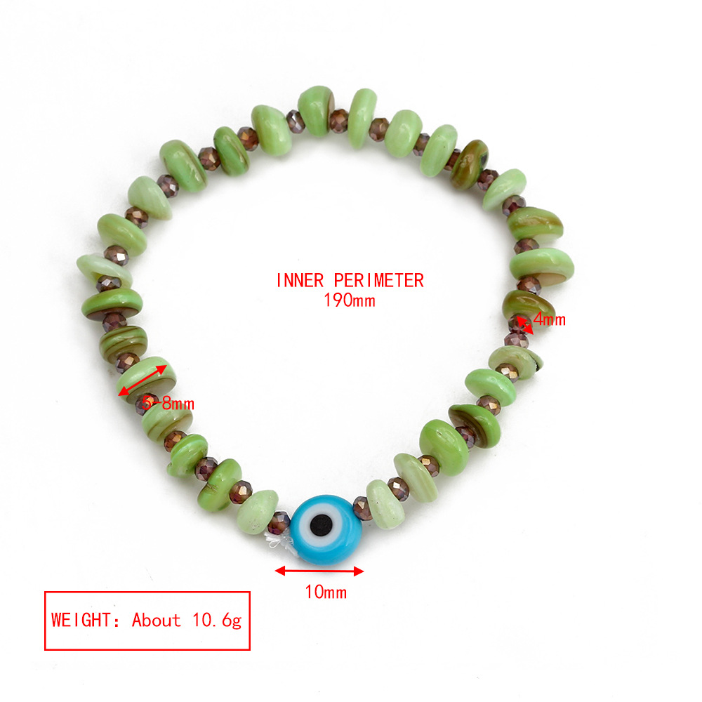 Fashion Eye Copper Inlay Zircon Bracelets 1 Piece