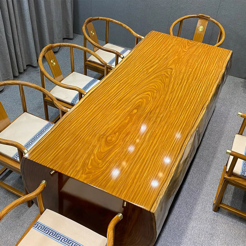 Teak Large Board Log Overall Table Oukaba Flower Solid Wood Conference Table Office Desk Red Rosewood Chinese Tea Table Desk Teak Large Board Log Overall Table Oukaba Flower Solid Wood Conference Table Office Desk Red Rosewood Chinese Tea Table Desk