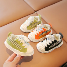 Baby girl canvas shoes autumn new children's white shoes sum