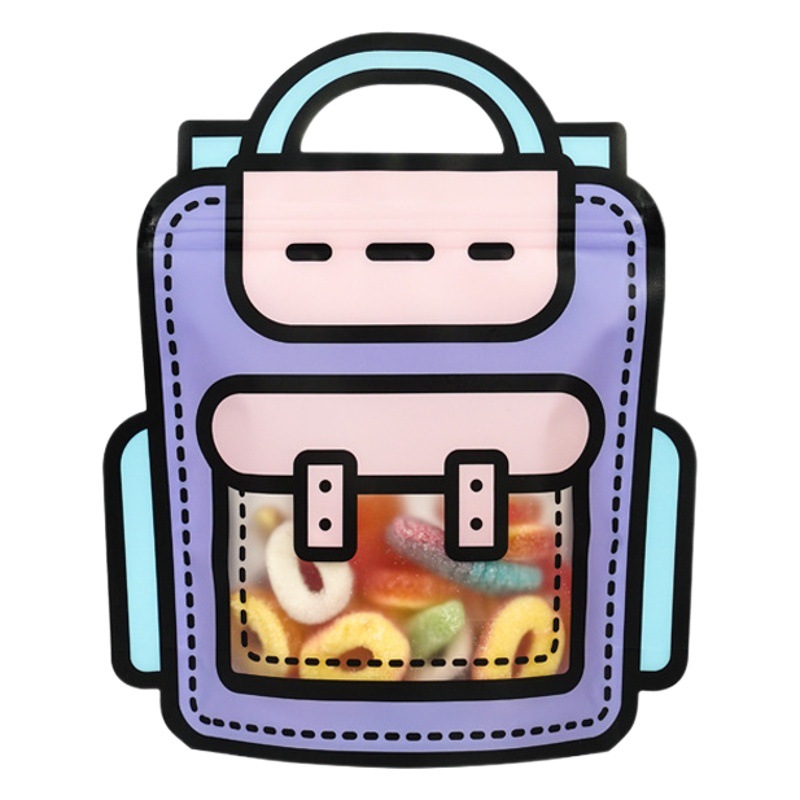 Bolsa de Regalo de Plástico con Diseño de Dibujos Animados para el Festival del Medio Otoño, Bolsa de Recuerdos para Niños, Tamaño Pequeño, Bolsa de Regalo de Cumpleaños de Alta Gama