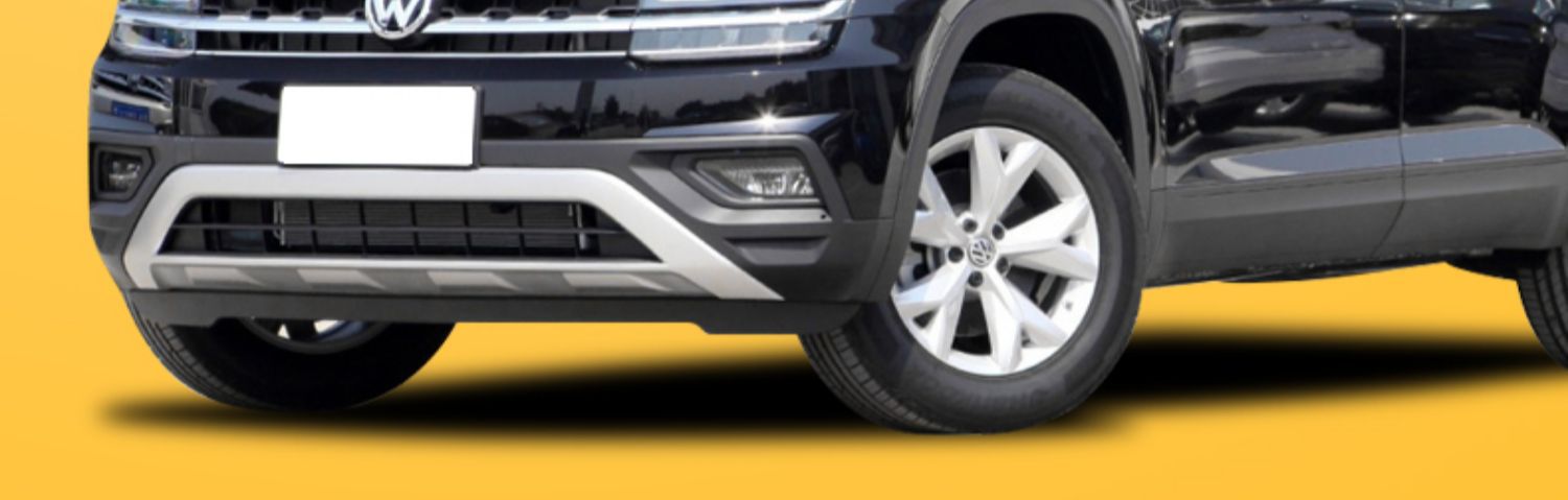 Suitable for 1724 new and old Volkswagen Touang front and rear wheel eyebrows surround leaf board anti-friction board decorative strip