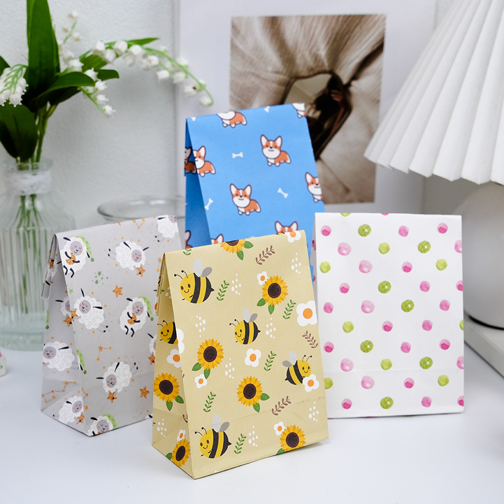 Cartoon Pattern Cute Style Cute Cartoon Paper Party Gift Wrapping Supplies