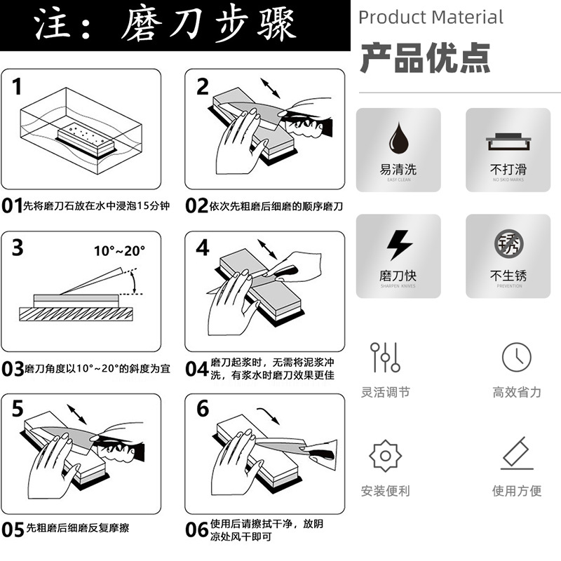 afilador de cuchillo natural gran piedra azul arenisca petrolera roja fábrica de afilador de soporte afilador de piedra fina molienda fina