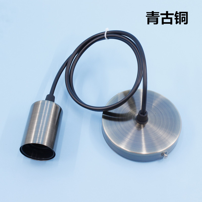 Portalámparas colgante E27 con rosca grande y cable, juego de cable para lámpara colgante, accesorios para lámpara colgante de comedor DIY
