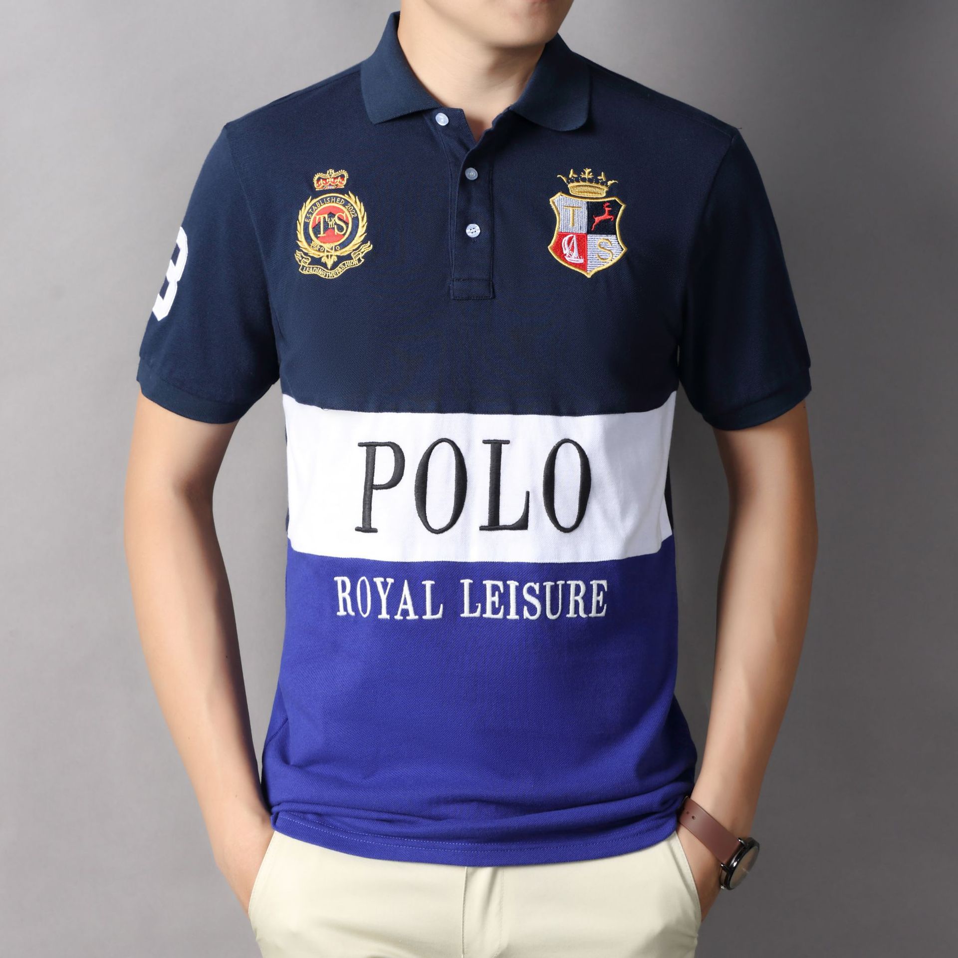 2022 new product TS short-sleeved polo s...