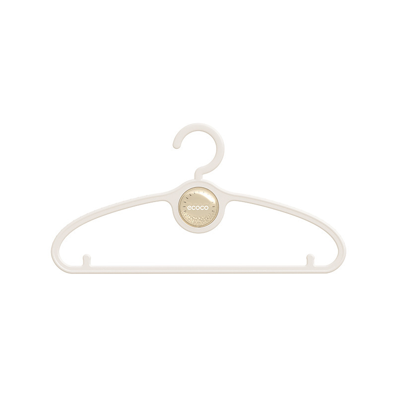 Percha de cacao italiano ropa de hogar percha estudiante dormitorio apoyo antideslizante sin costuras anti-hombro esquina multifuncional percha