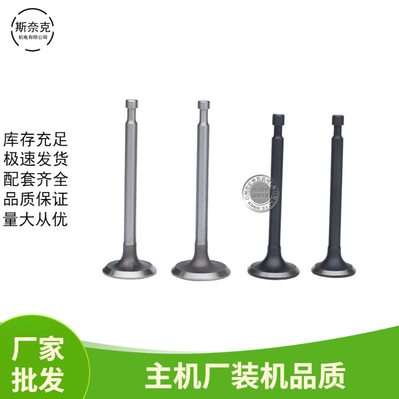 汽油机发电机水泵配件168F170F188f190F GX160 390气门杆进排气门
