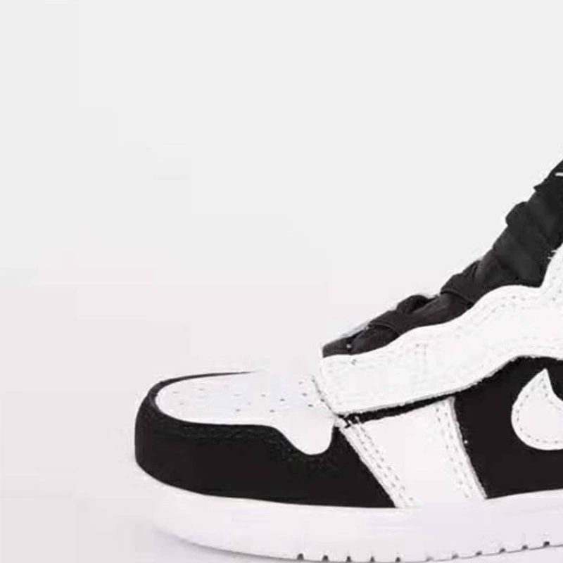 Air Jordan 1, детские кроссовки на липучке для мальчиков, спортивная обувь для отдыха