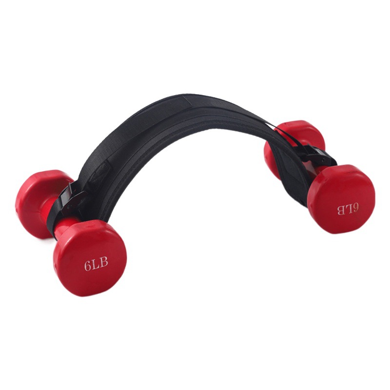 Belt dumbbell barbell workout belt waist fitness weight-bearing training belt hip thrust weight-bearing belt