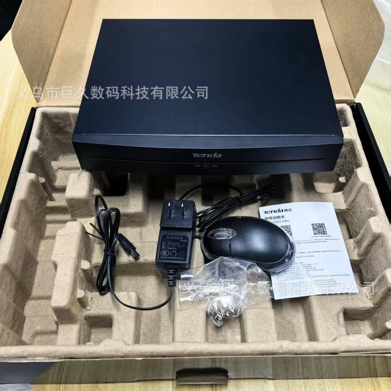 Tenda 16-Channel Iron Box NVR Bilingual System Recorder 4K Ultra HD Surveillance Host Mobile Remote Control TN3116