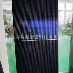 全黑色450w单晶硅太阳能电池板光伏板 太阳能板大功率发电板-阿里巴巴