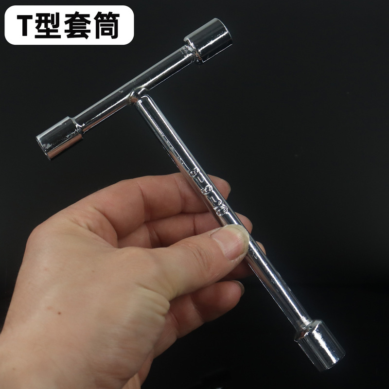 3セットのヘッドT型ソケットレンチ短い三角板家庭用手動工具外六角ねじ板ミニT型|undefined