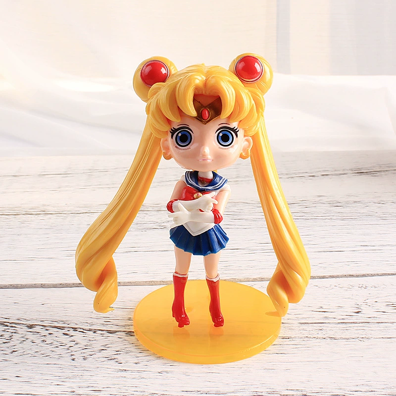 Sailor Moon — лунная девочка, встраиваемая маленькая принцесса, украшение для торта, Зайчик-Луна, богиня воды и льда Луны