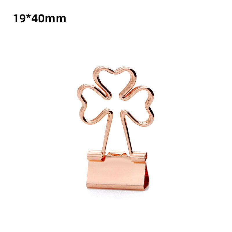 19mm 로즈 골드 클로버