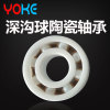 Full ceramic bearings 6200CE 6201CE 6202CE High speed smooth skating Zirconia Ceramic bearings