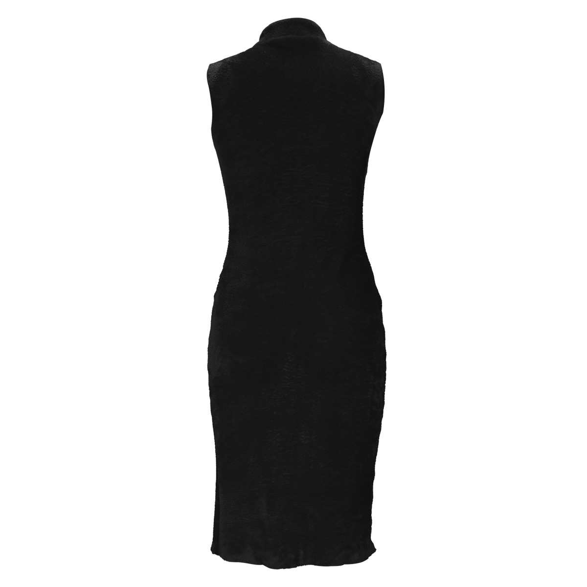 Completo due pezzi donna vestito in velluto e cardigan lungo_voghion.com