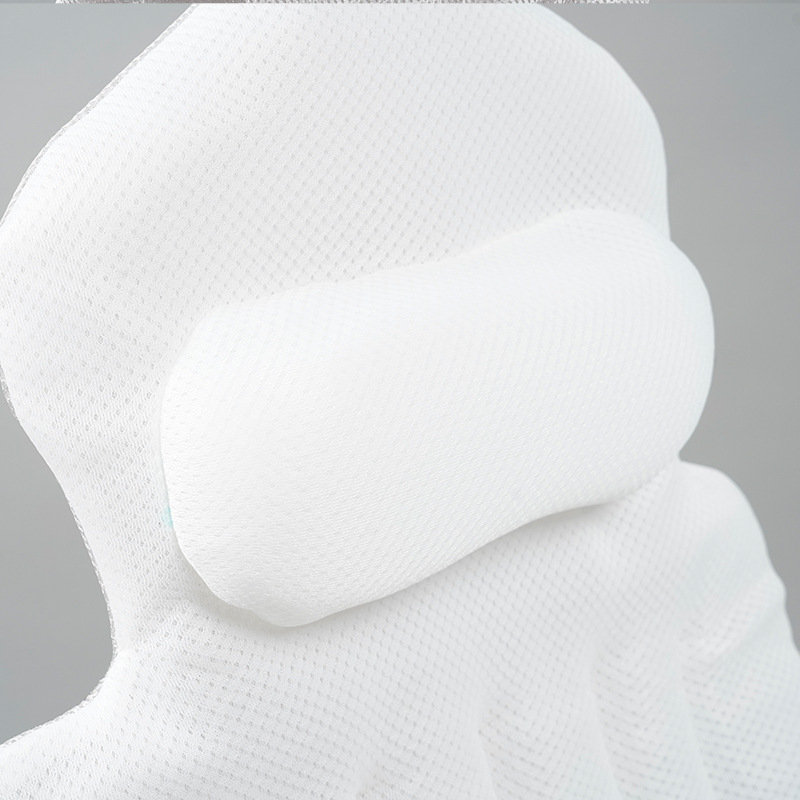 在庫あり、海外で人気の4D浴槽マット、ヘッドレスト付き、3Dメッシュ充填、5D生地、吸盤付き滑り止め浴槽マット|undefined
