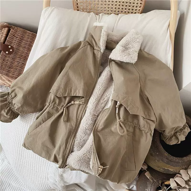 Children's fleece demi-season down jacket for men and women for boys, 2023 collection, for teenagers, western style