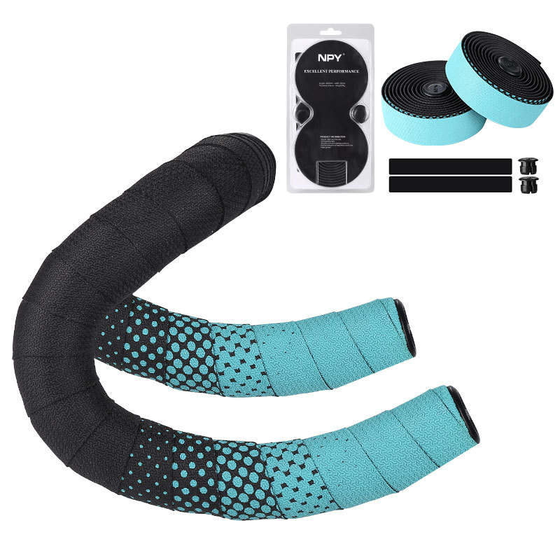 Bicicleta de carretera, transpirable y absorbente de sudor, bicicleta, antideslizante, impermeable, color, degradado, reflectante, accesorios para bicicleta