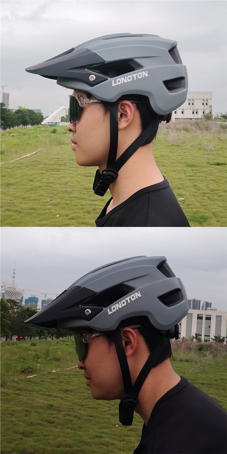 Mountain Bike Riding Helmet Downhill Off-Road Half Helmet One-Piece Youth Student Universal Safety Helmet for Men