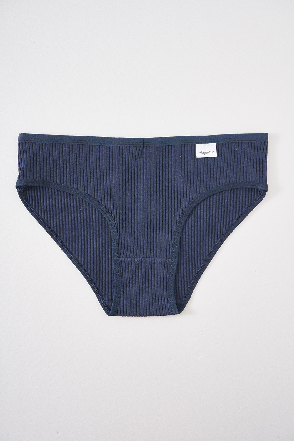 Transfronterizos exclusivos para mujeres algodón bactérico panty de algodón para niñas de cintura media simple de color sólido para niñas sin marcas