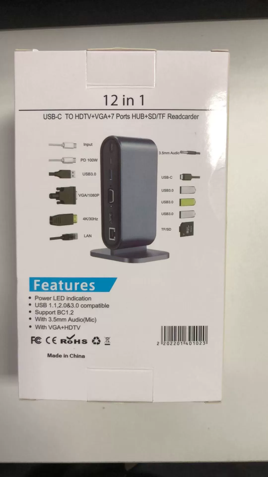 Встроенная(е) расширение для ноутбука Apple, hub, сетевой порт USB Type-C расширительная док-станция