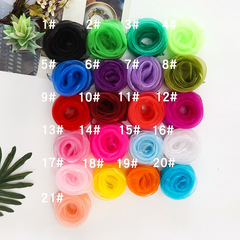 Pure Color Chiffon Small Silk Scarf Versatile Performance Dance New Square Scarf Candy Color Gauze Scarf Windproof Sandproof Head Scarf