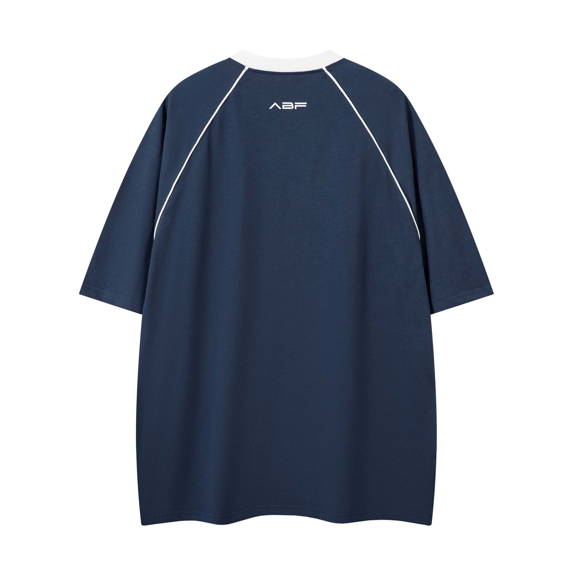 Ретро футболка с коротким рукавом футболка формы американский стиль oversize