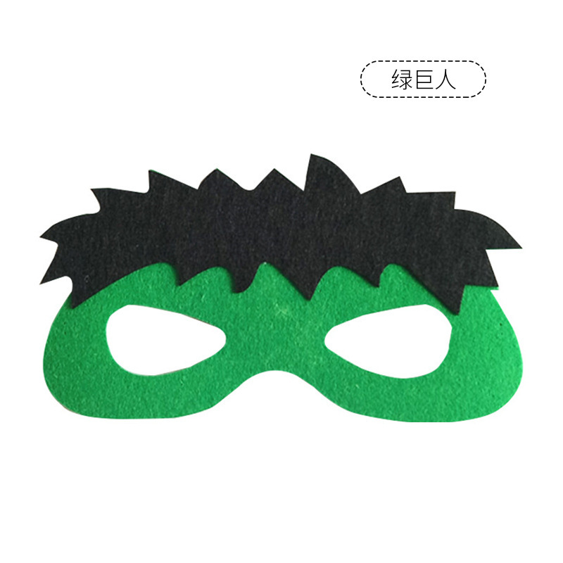 Creativa máscara de fieltro de Halloween máscara de ojos máscara de mascarada de Navidad niños máscara de anime de dibujos animados al por mayor
