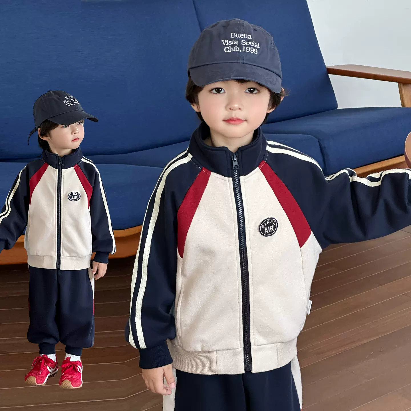 男童秋季套装运动儿童开衫宝宝裤子中小童童装春秋款男宝衣服秋装