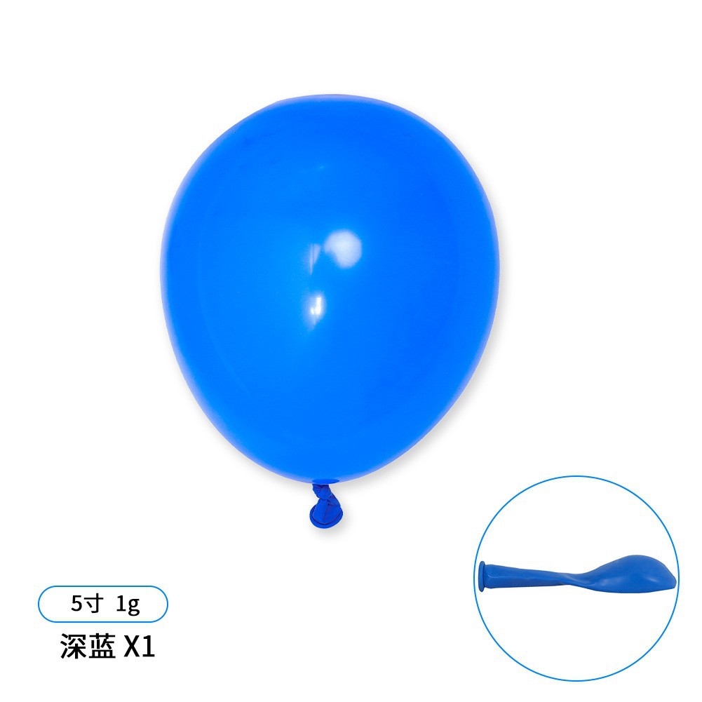 Round Matte 5-inch Dark Blue 200/1 Pack