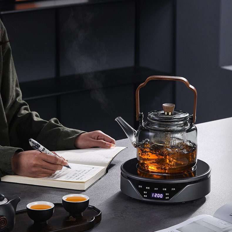 New smart electric ceramic stove for tea brewing, small electric tea stove for home and office, electric tea stove with heat retention function New smart electric ceramic stove for tea brewing, small electric tea stove for home and office, electric tea stove with heat retention function