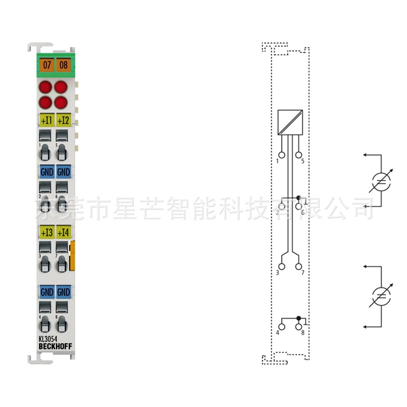 倍福KL3054总线端子模块德国BECKHOFF模块KL3054全新原装现货议价