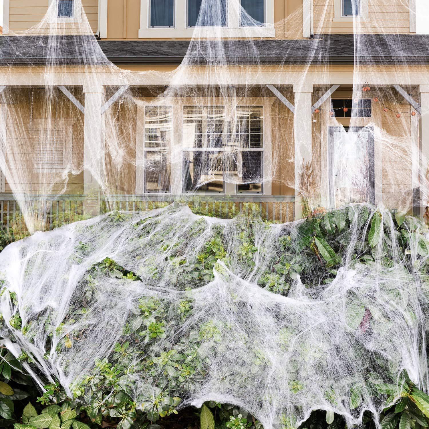 Decoración de Halloween accesorios araña algodón araña tela de araña seda de araña comercio electrónico transfronterizo fábrica especial venta directa gran cantidad de stock