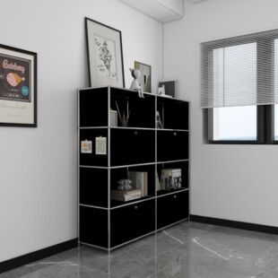 USM柜陈列饰品展示架定制不锈钢拼装组装柜家用客厅置物柜MD-030-阿里巴巴