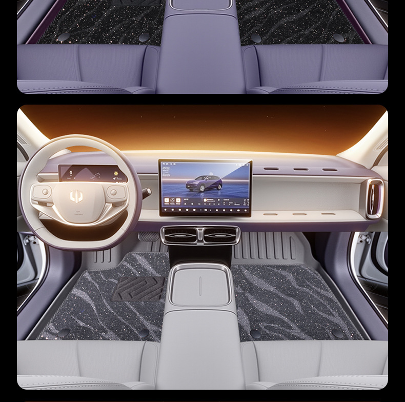 Specially Used for Zero Running B10 Floor Mats Tpe2025 New Car Main and Passenger Interior Modification Accessories Carpet Collection